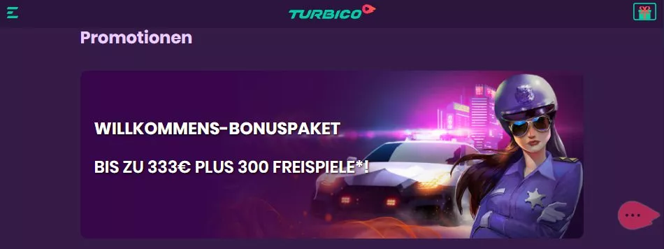 Turbico Casino Bonus