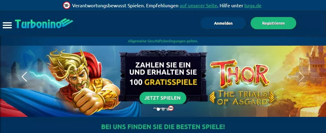 Turbonino Casino Bonus Freispiele