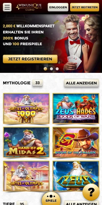 unique casino bonus