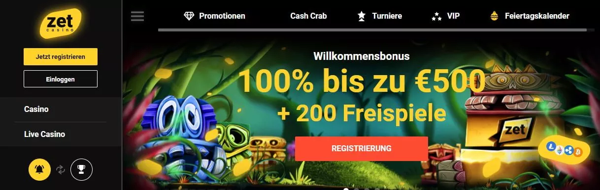 ZetCasino Bonus & Freispiele