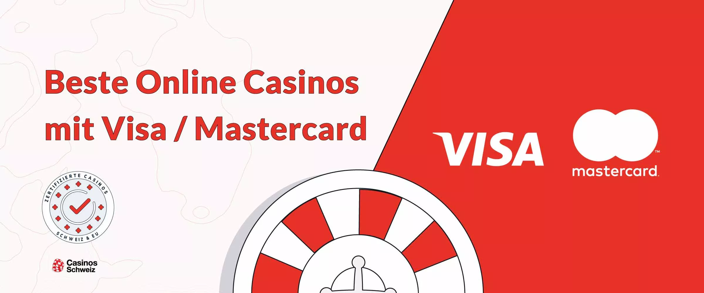 Beste Online Casinos Schweiz mit VISA Mastercard 