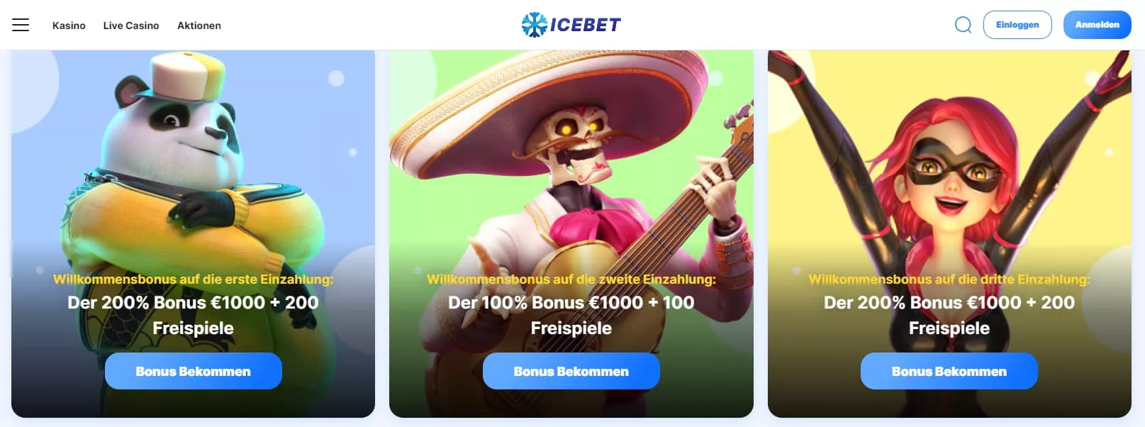 Icebet Casino Bonus 