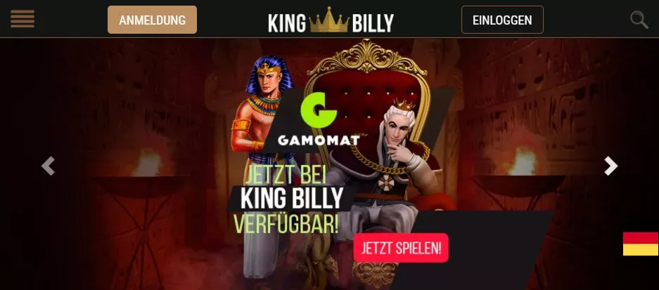 King Billy Casino Spiele