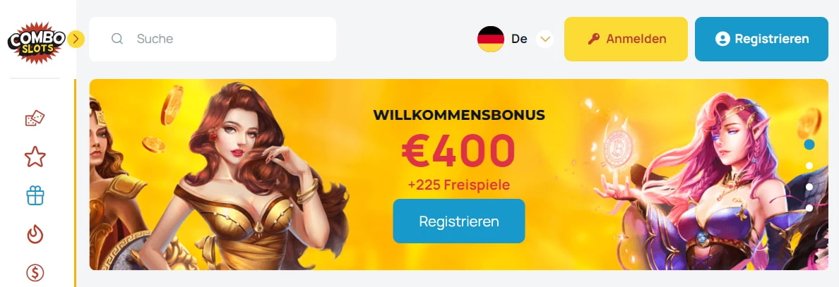 Comboslots Casino Willkommensbonus