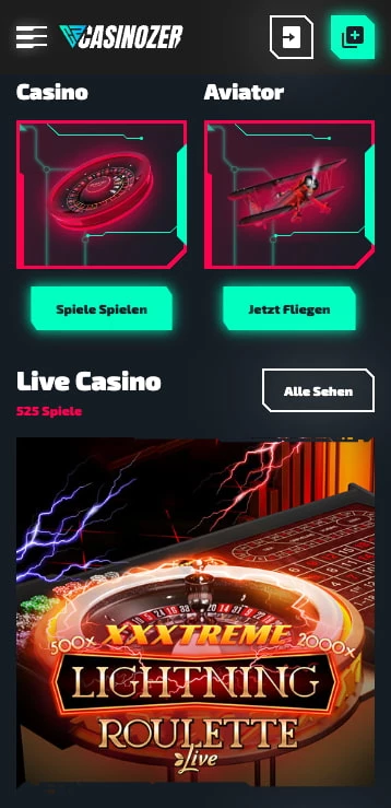 casinozer casino bonus
