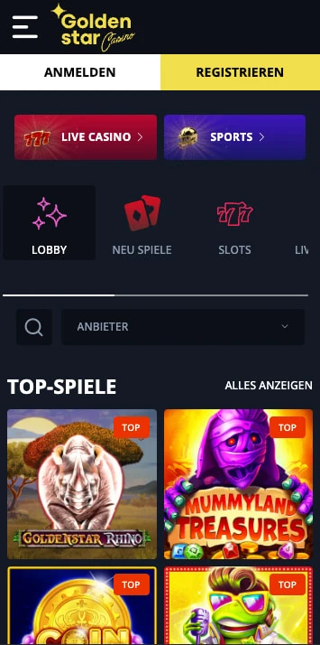 golden star casino spieleauswahl