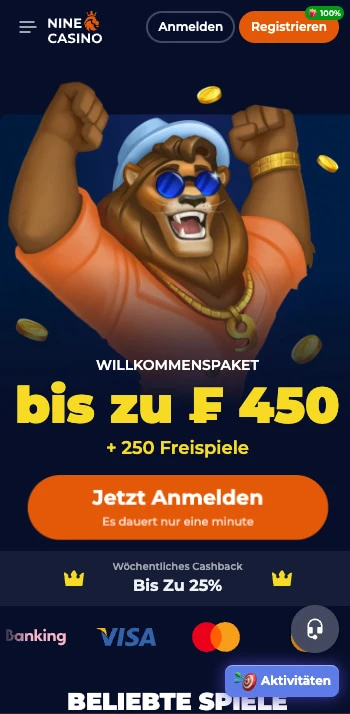 ninecasino willkommensbonus