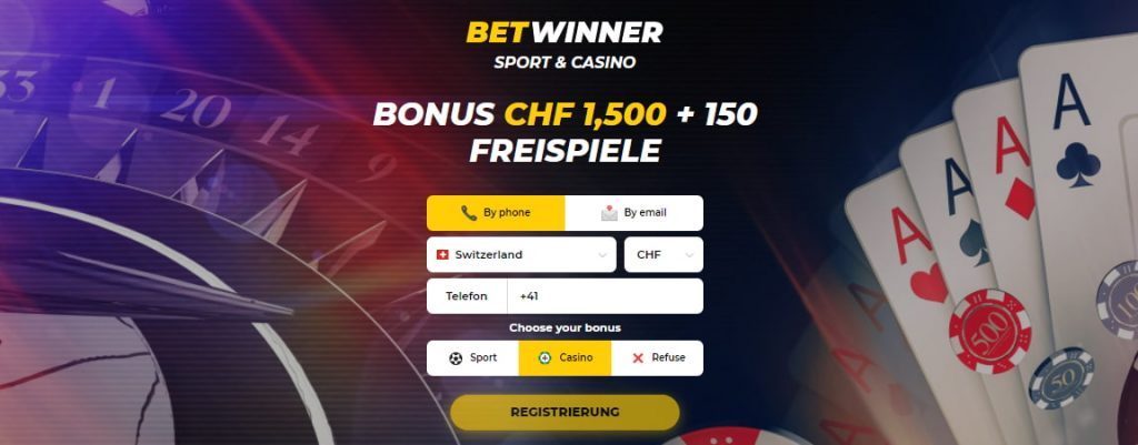 eksklusiv BroWinner Casino månedlig bonus kampagnebanner