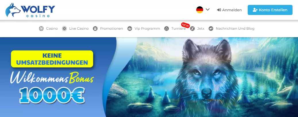 Wolfy Casino Bonus