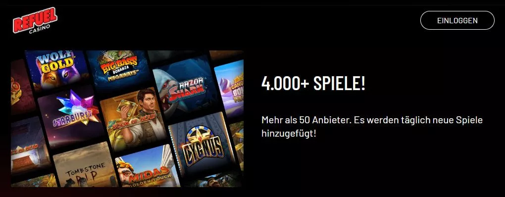 Refuel Casino Spiele