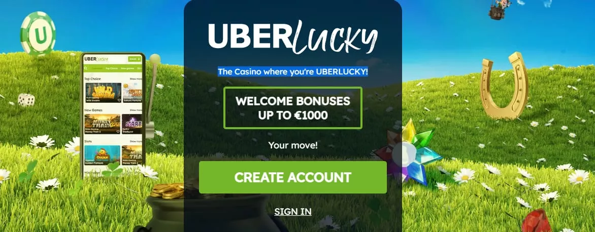 UberLucky Casino Bonus für Neukunden 