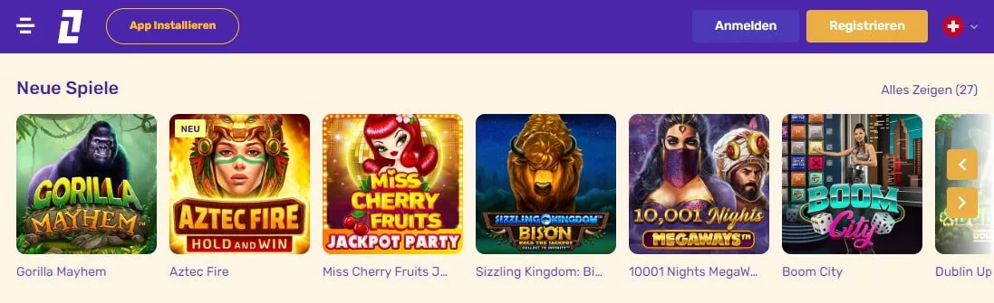 LEtsLucky Casino Spiele