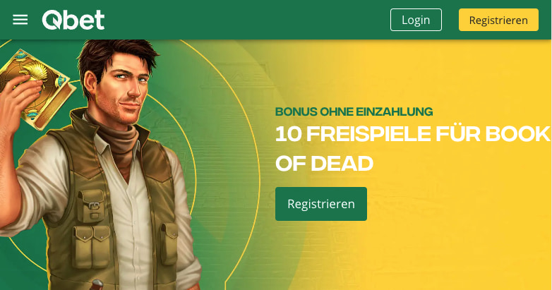 Qbet Casino Schweiz 2025 » 10 Freispiele kostenlos + Bonus