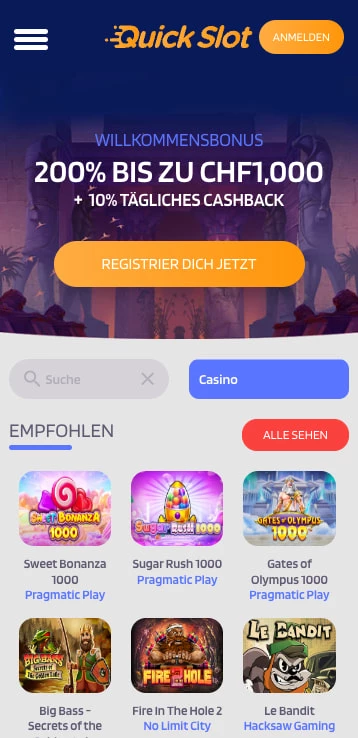 quickslot casino willkommensbonus