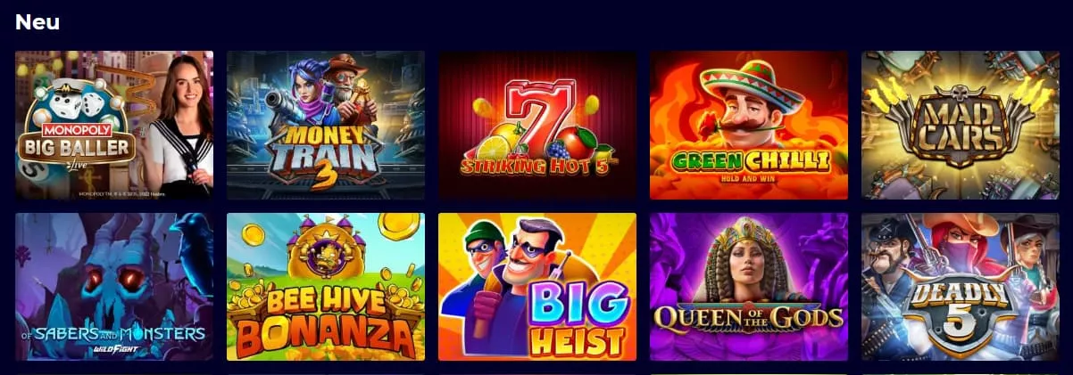 ClubRiches Casino Spiele