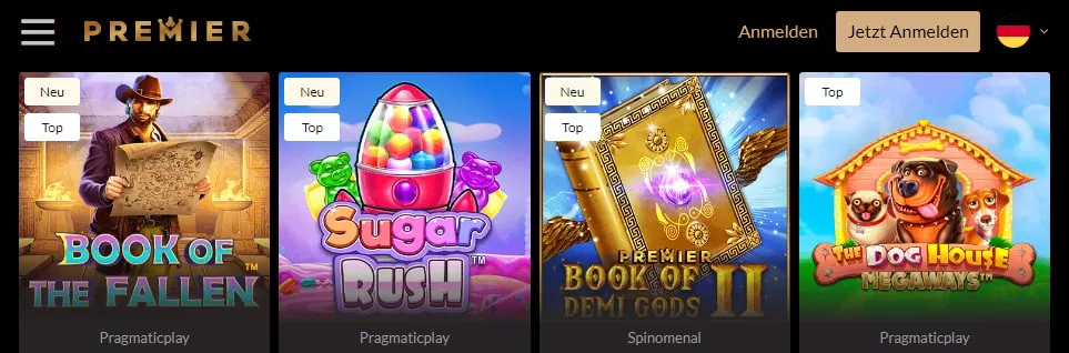 Premier Online Casino Spielautomaten