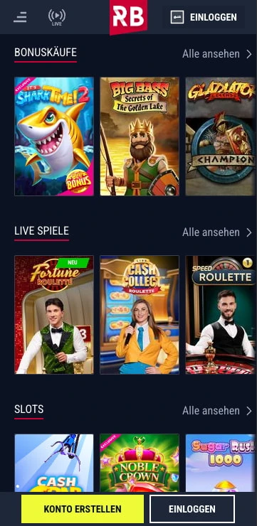 rabona casino spieleauswahl