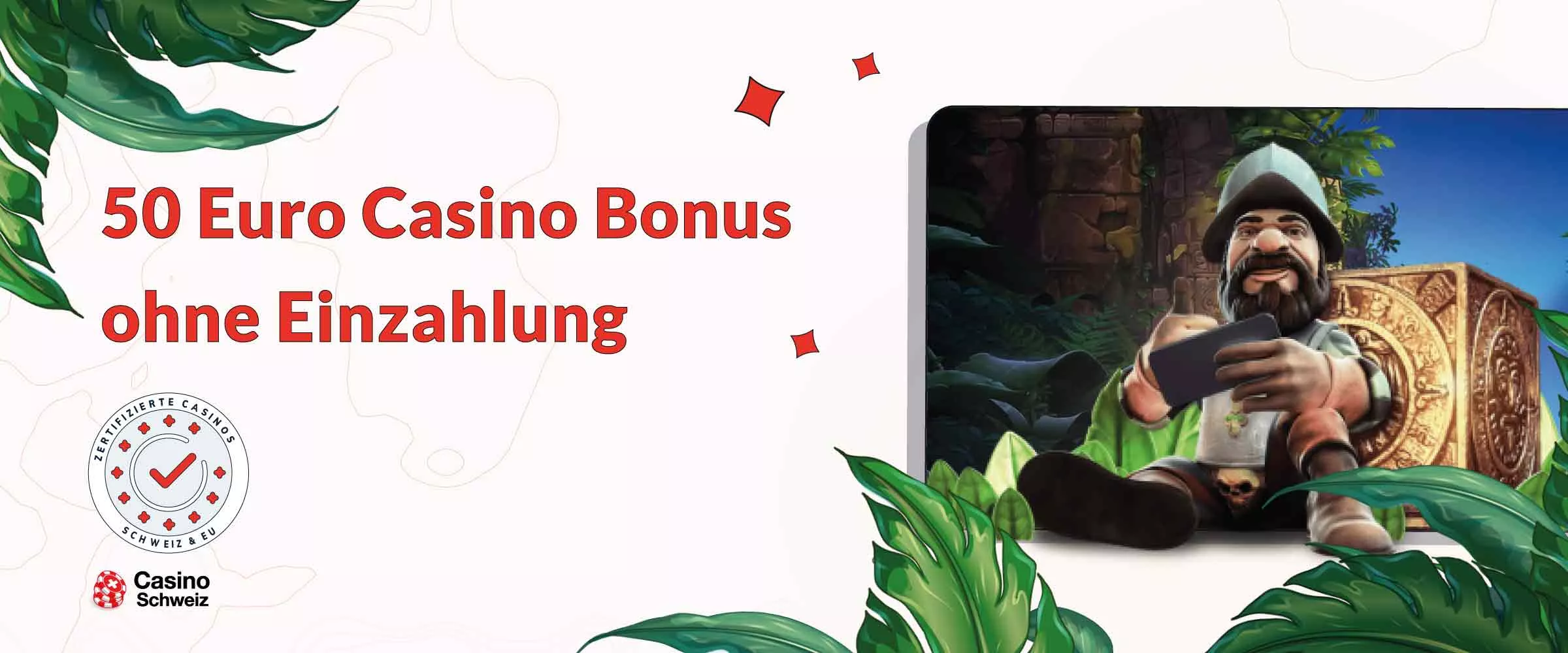 50€ Bonus ohne Einzahlung Oktober 2024 » 50 Euro gratis!