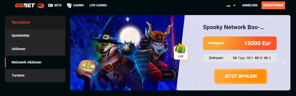 GGBet Casino Bonus Halloween