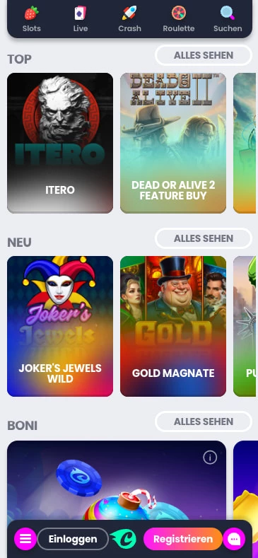 crocoslots casino spieleauswahl 