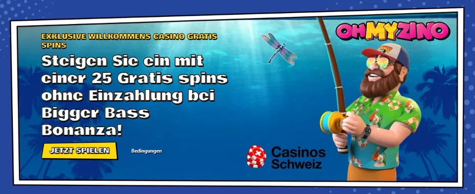 OhMyZino Freispiele ohne Einzahlung Bonus und Willkommensbonus