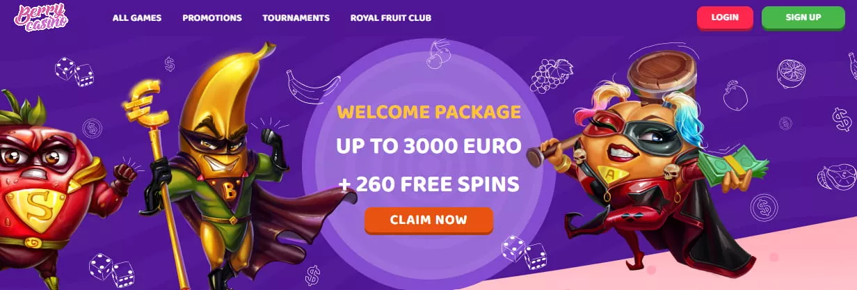 BErry Casino Bonus