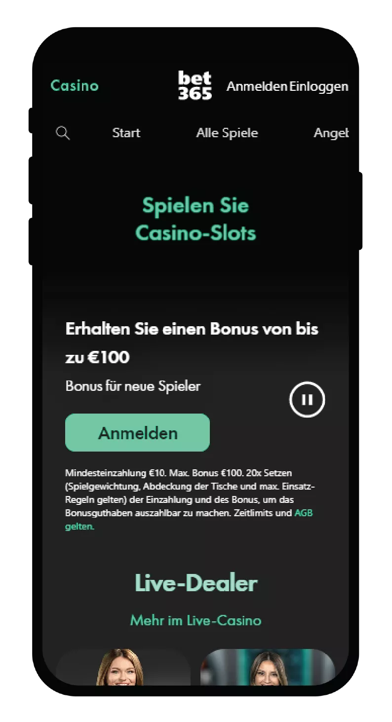 Bet365 Mobile Casino Bonus 