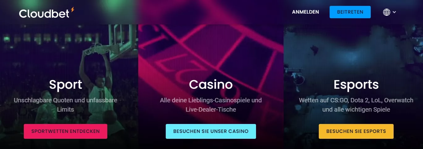 Coudbet Casino Spiele und Wetten