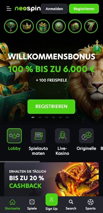neospin willkommensbonus