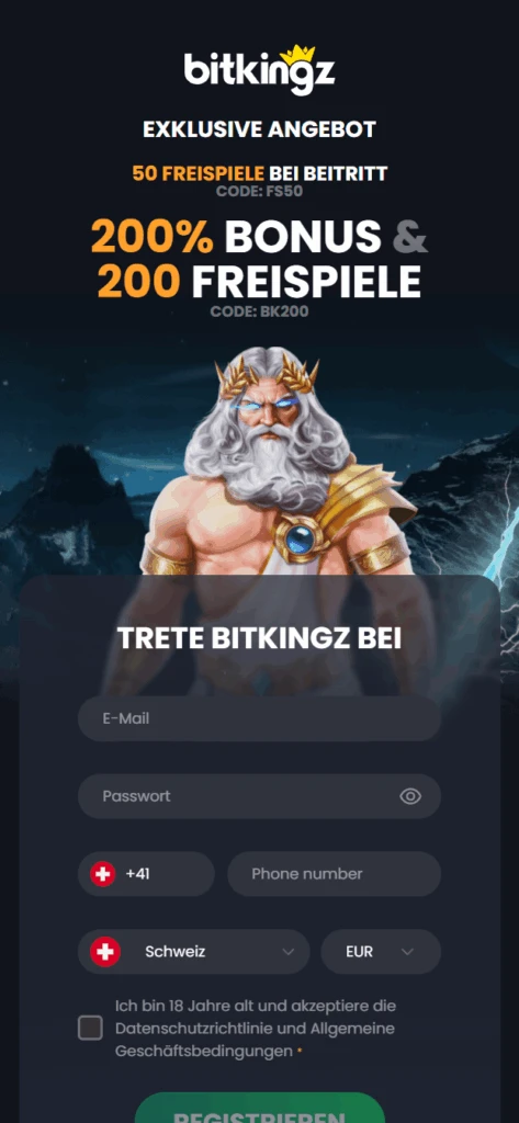 Bitkingz Casino Bonus