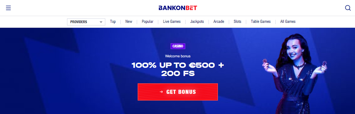 Bankonbet Casino Test 2025: Bis 500 € Bonus und 200 FS