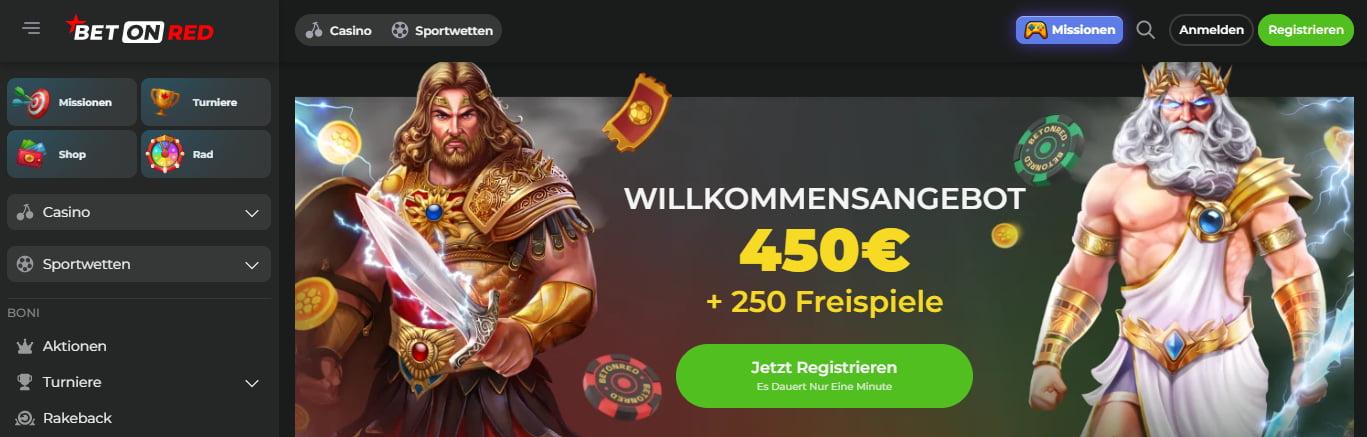 BetOnRed – Review des mobilen Casino-Spiels für Spieler aus Deutschland in Österreich