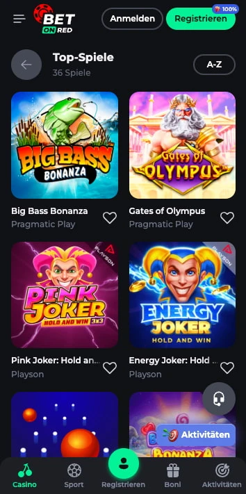 betonred casino spieleauswahl