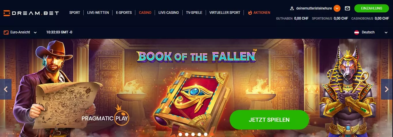 Dream.bet Casino Spiele