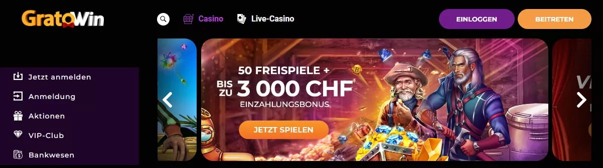 Gratowin Casino Bonus