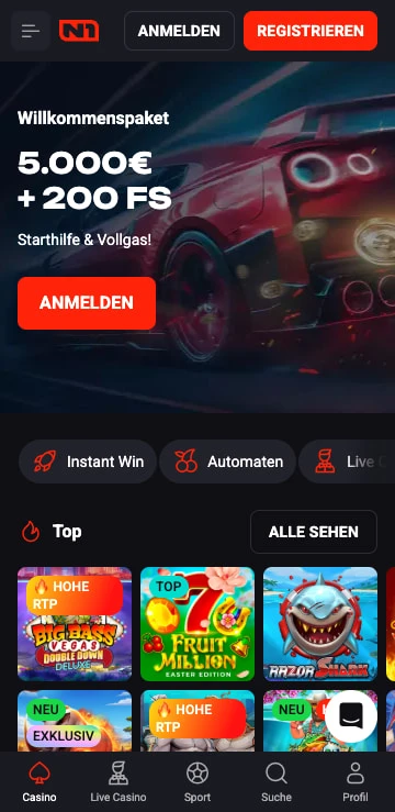 n1bet casino bonus