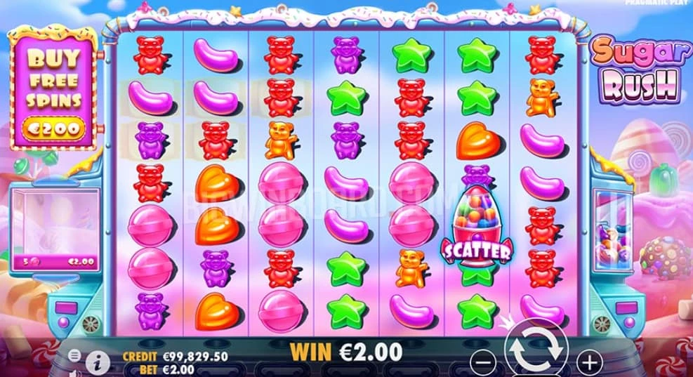 Sugar Rush Casino Slot Vorschau