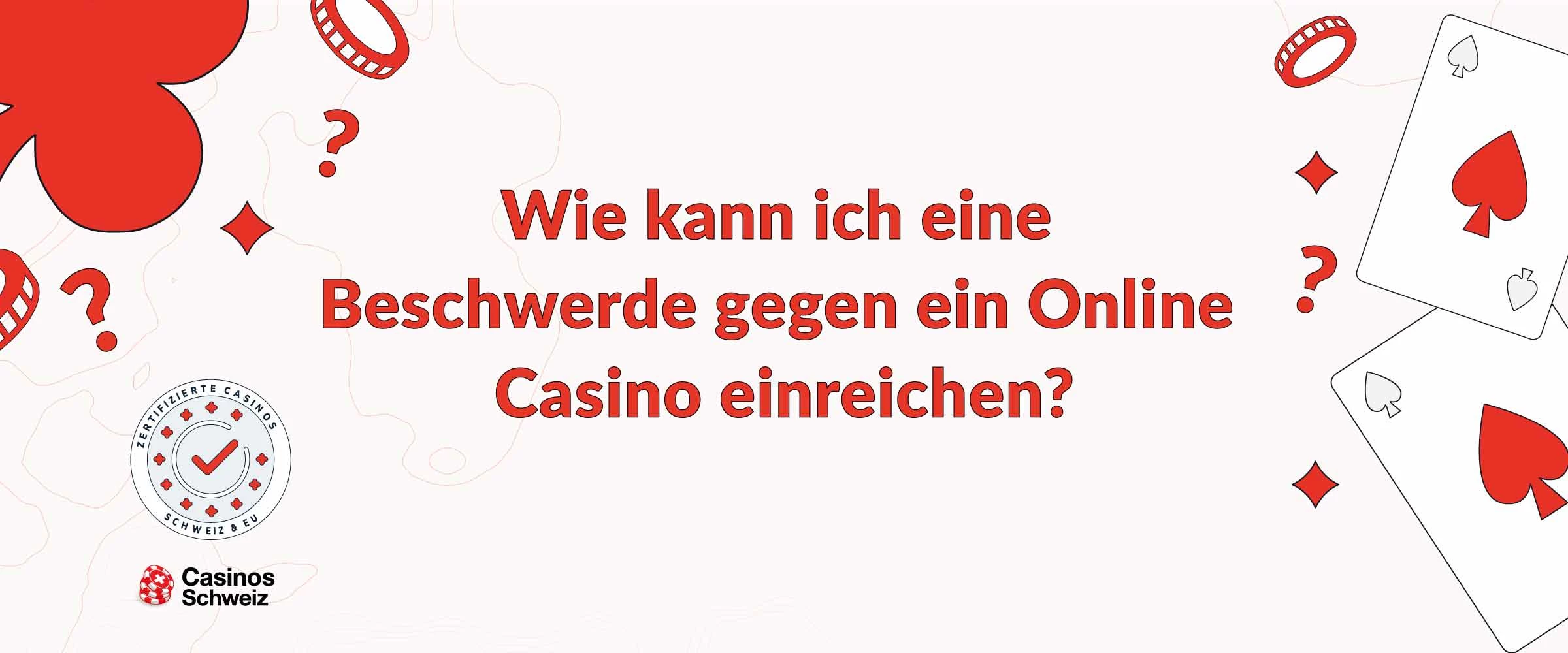 Beschwerde gegen Online Casinos Banner