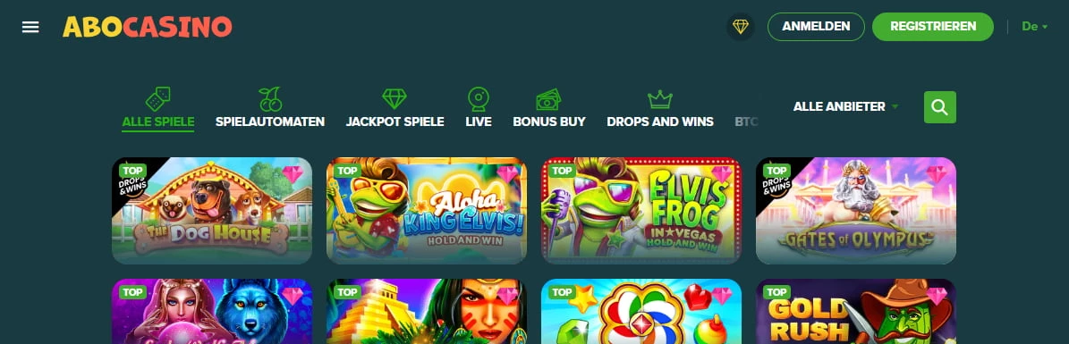 Abo Casino Spiele