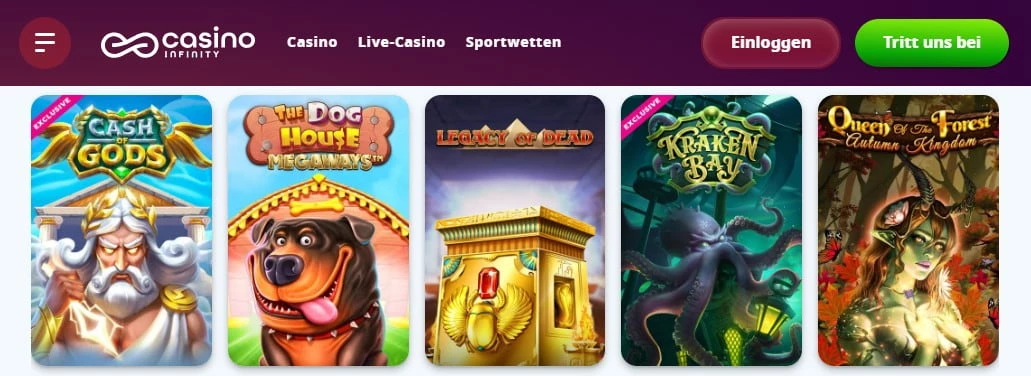 casino infinity spiele