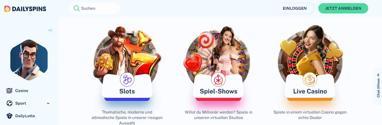 Dailyspins Spiele