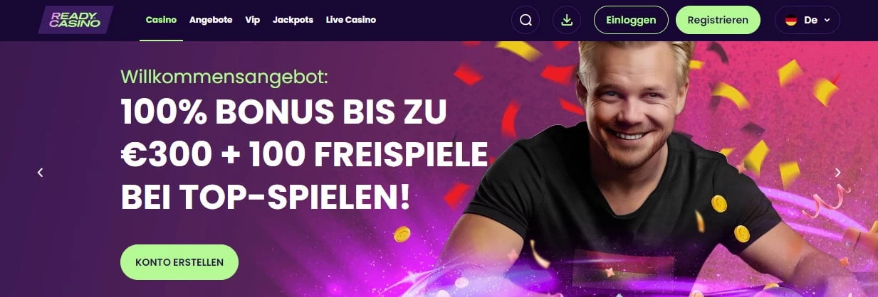 ReadyCasino Willkommensbonus