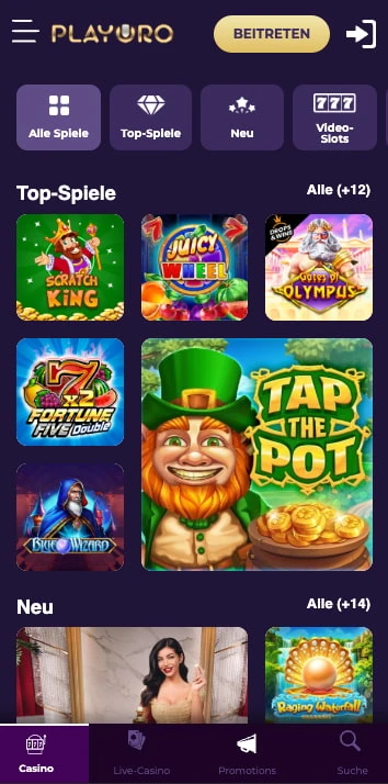 playoro casino spiele