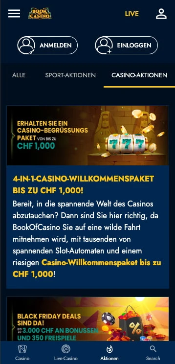 bookofcasino bonus