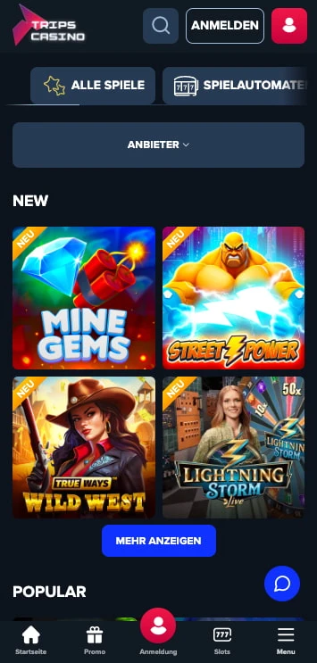 trips casino spiele