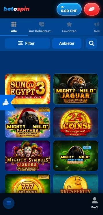 betospin casino spiele