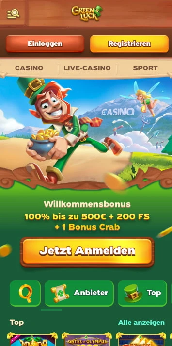 greenluck casino bonus