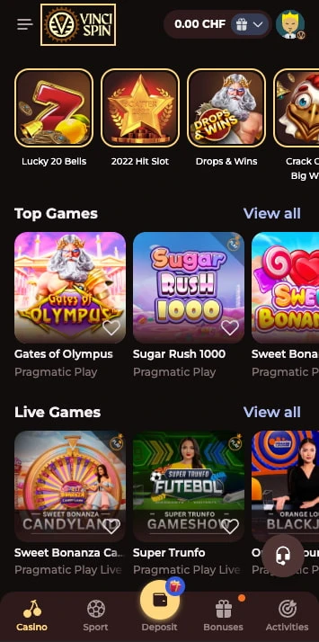 vincispin casino spiele