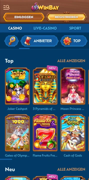 winbay spiele