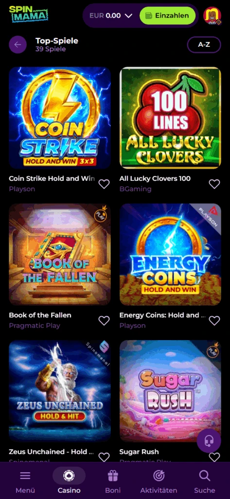 Spinmama Casino Slots